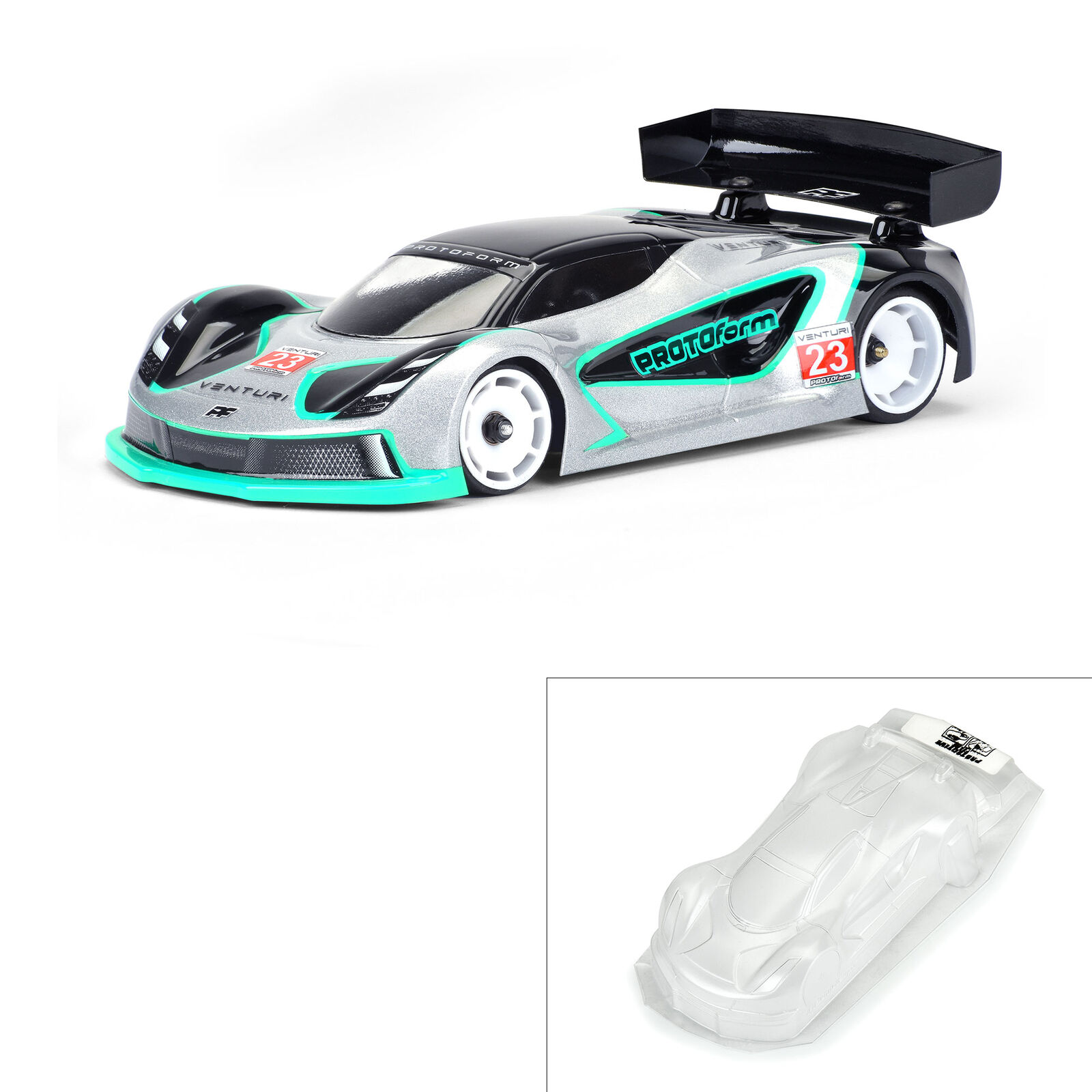 Protoform 159320 - 1/28 Venturi GT Light Weight Clear Body (Mini-Z)