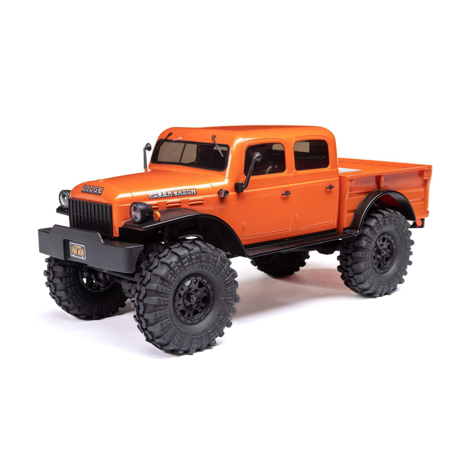 Axial AXI00007T1 - 1/24 SCX24 Dodge Power Wagon 4WD Rock Crawler Brushed RTR, Orange