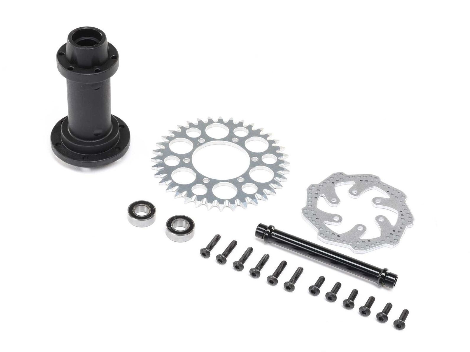 Losi LOS262014 - Complete Rear Hub Assembly (Promoto-MX)