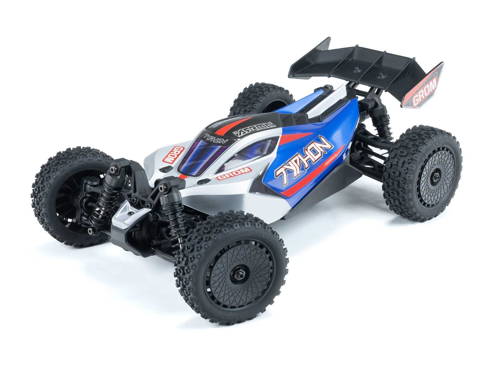 Arrma ARA2106T1 - TYPHON GROM 4x4 SMART Small Scale Buggy Blue/Silver