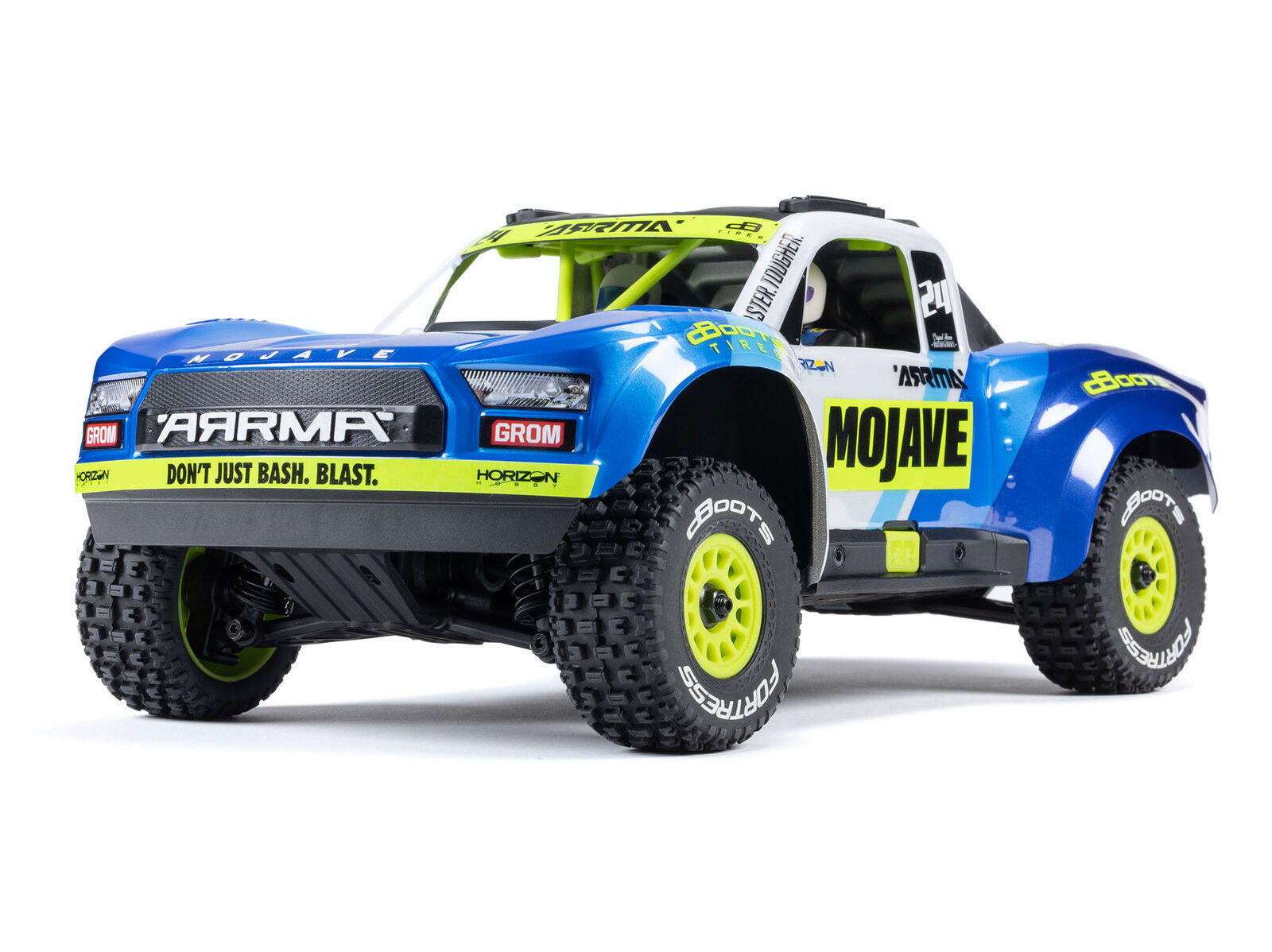 Arrma ARA2104T2 - MOJAVE GROM 4x4 SMART Small Scale Dessert Truck, Blue/White