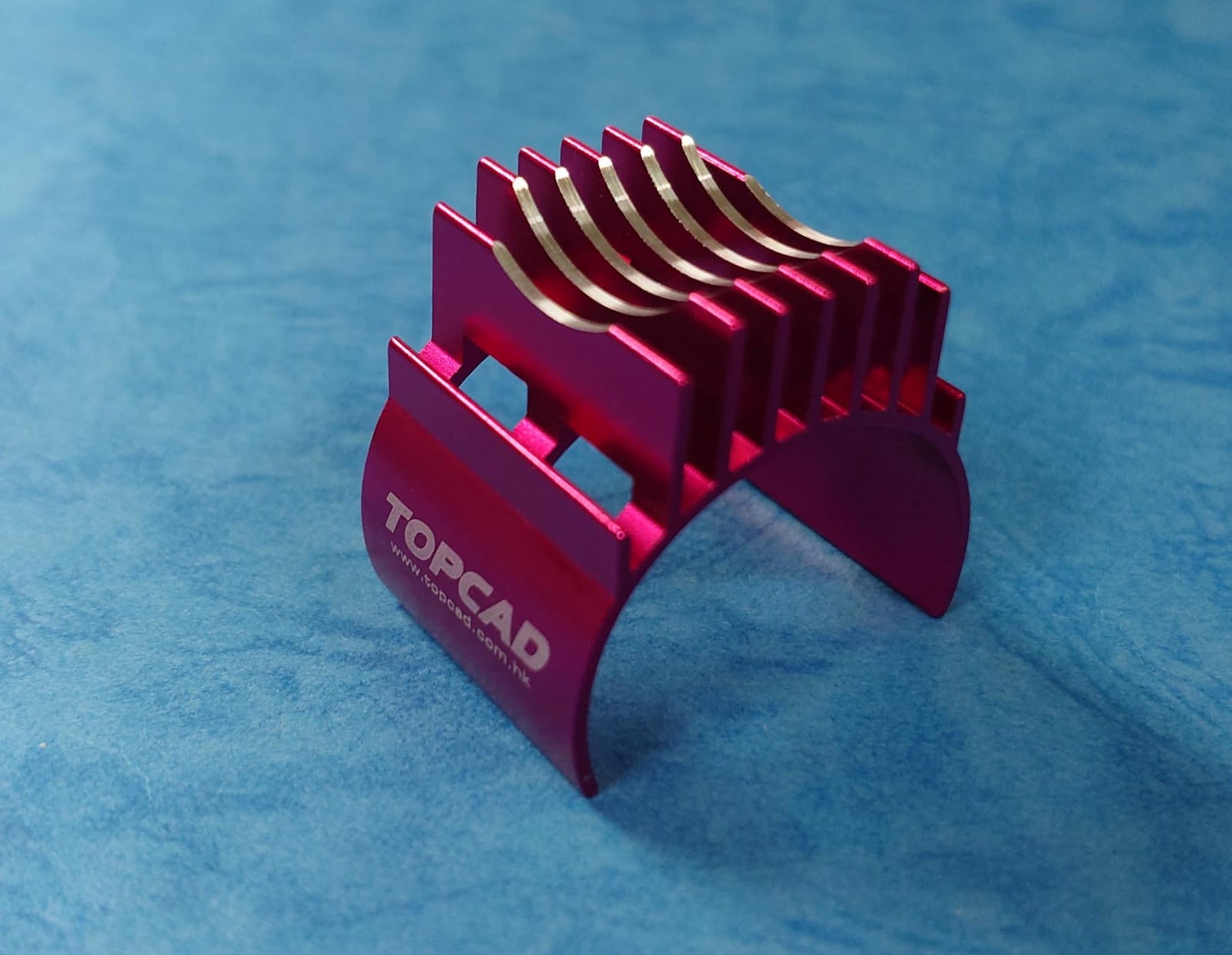 TopCad HS-540R - Aluminum 540 Motor Heatsink, Red