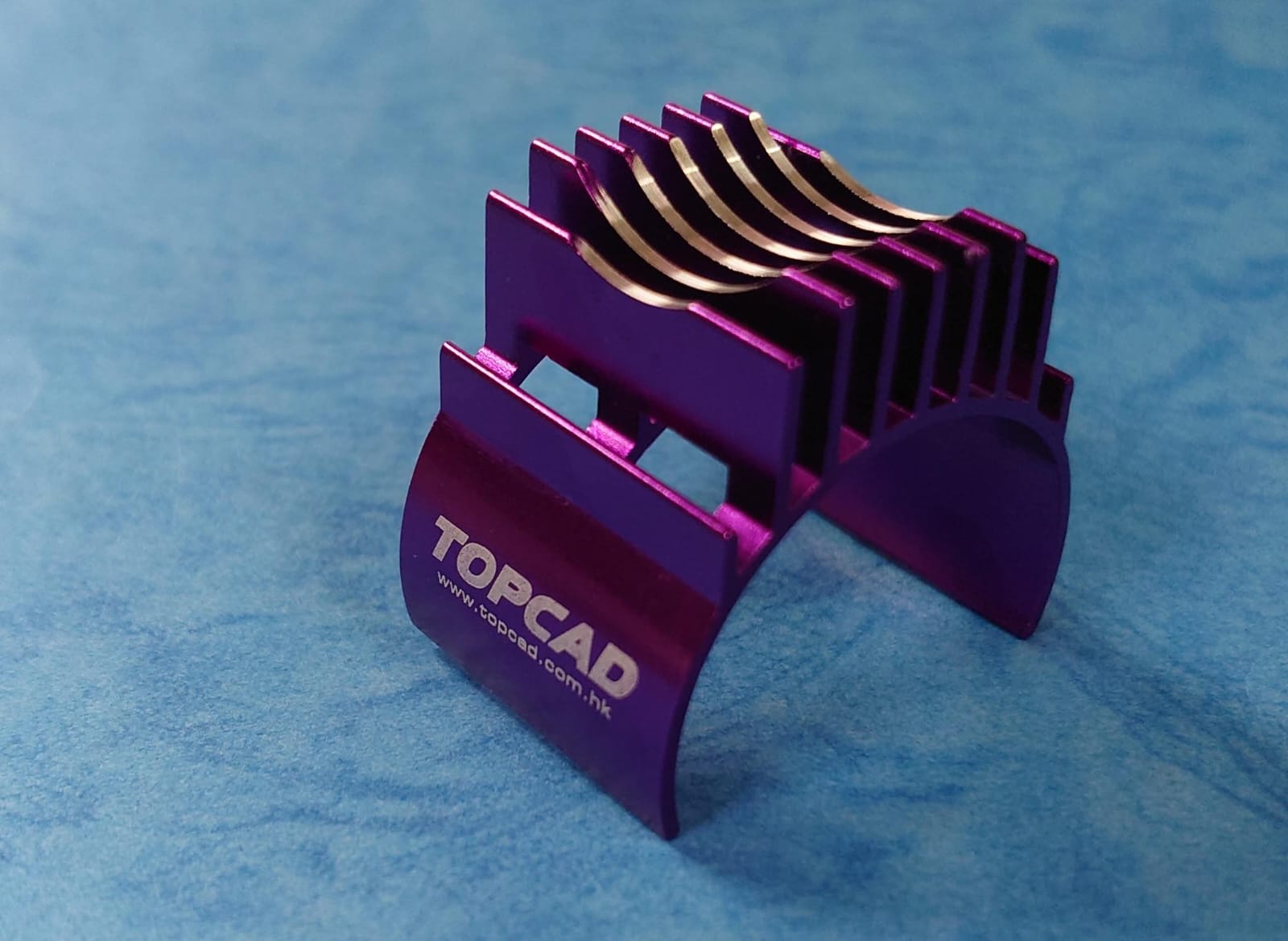TopCad HS-540P - Aluminum 540 Motor Heatsink, Purple
