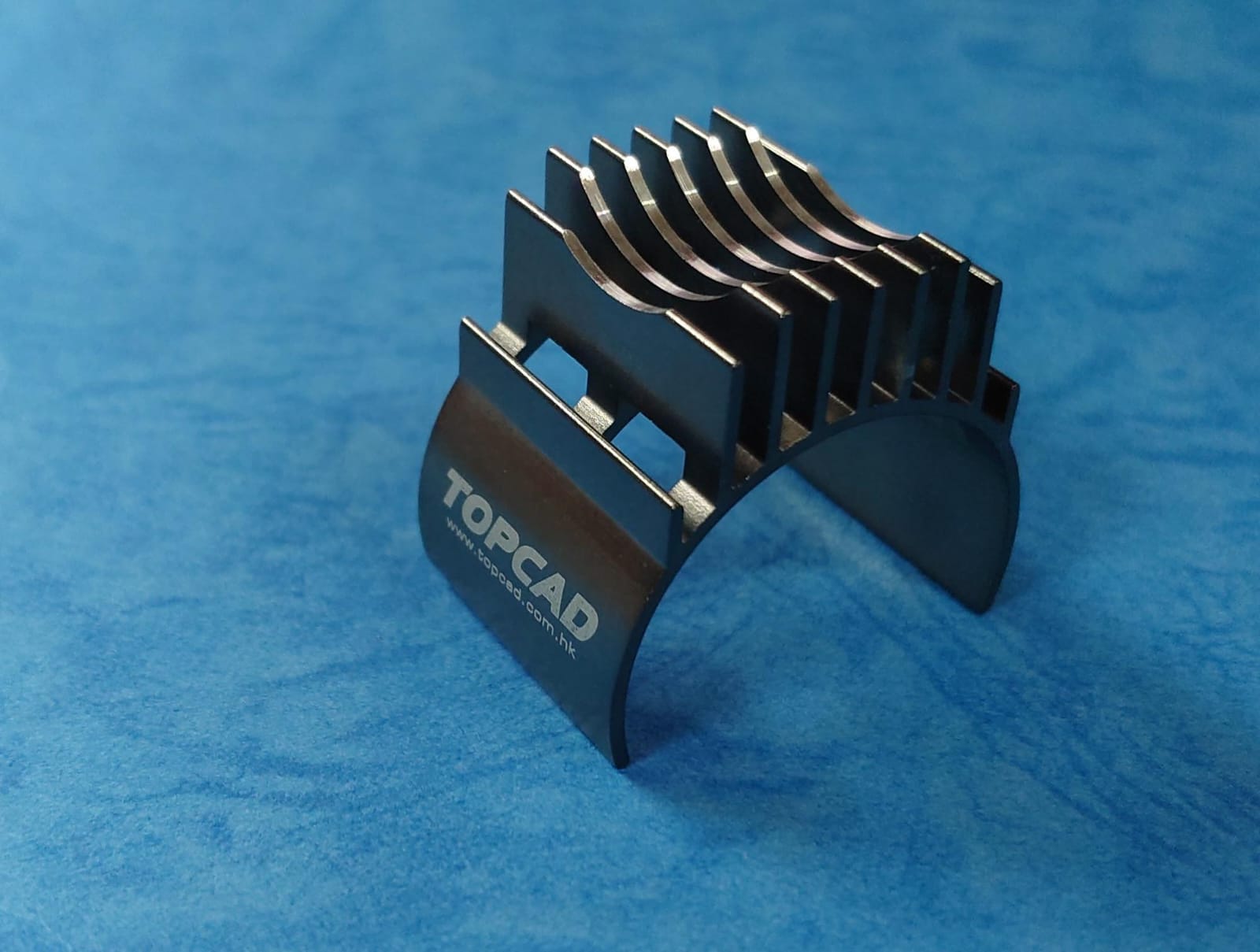 TopCad HS-540G - Aluminum 540 Motor Heatsink, Gray