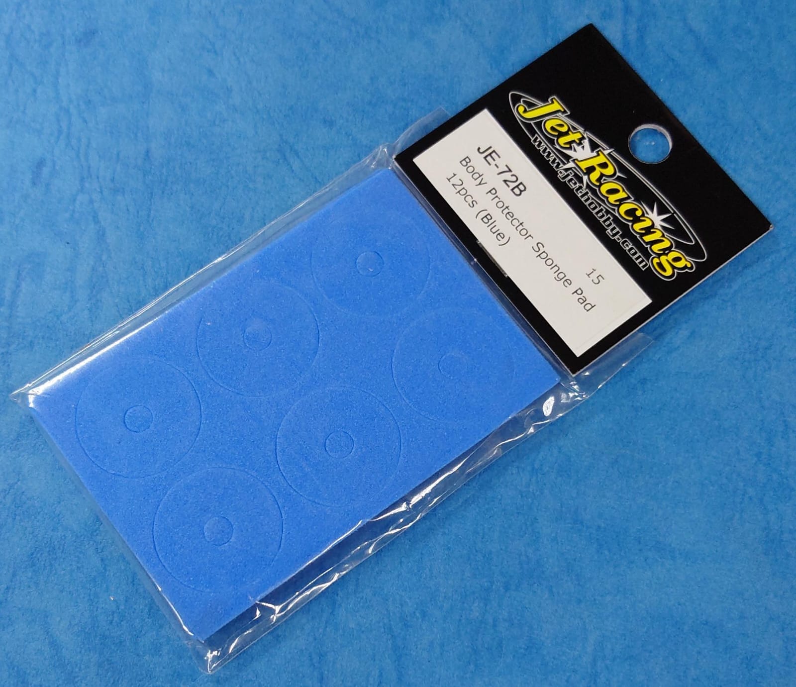 Jet Racing JE-72B - Body Protector / Sponge Pad 12pcs, Blue