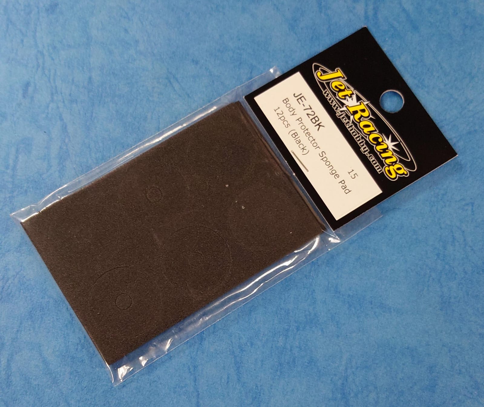 Jet Racing JE-72BK - Body Protector / Sponge Pad 12pcs, Black