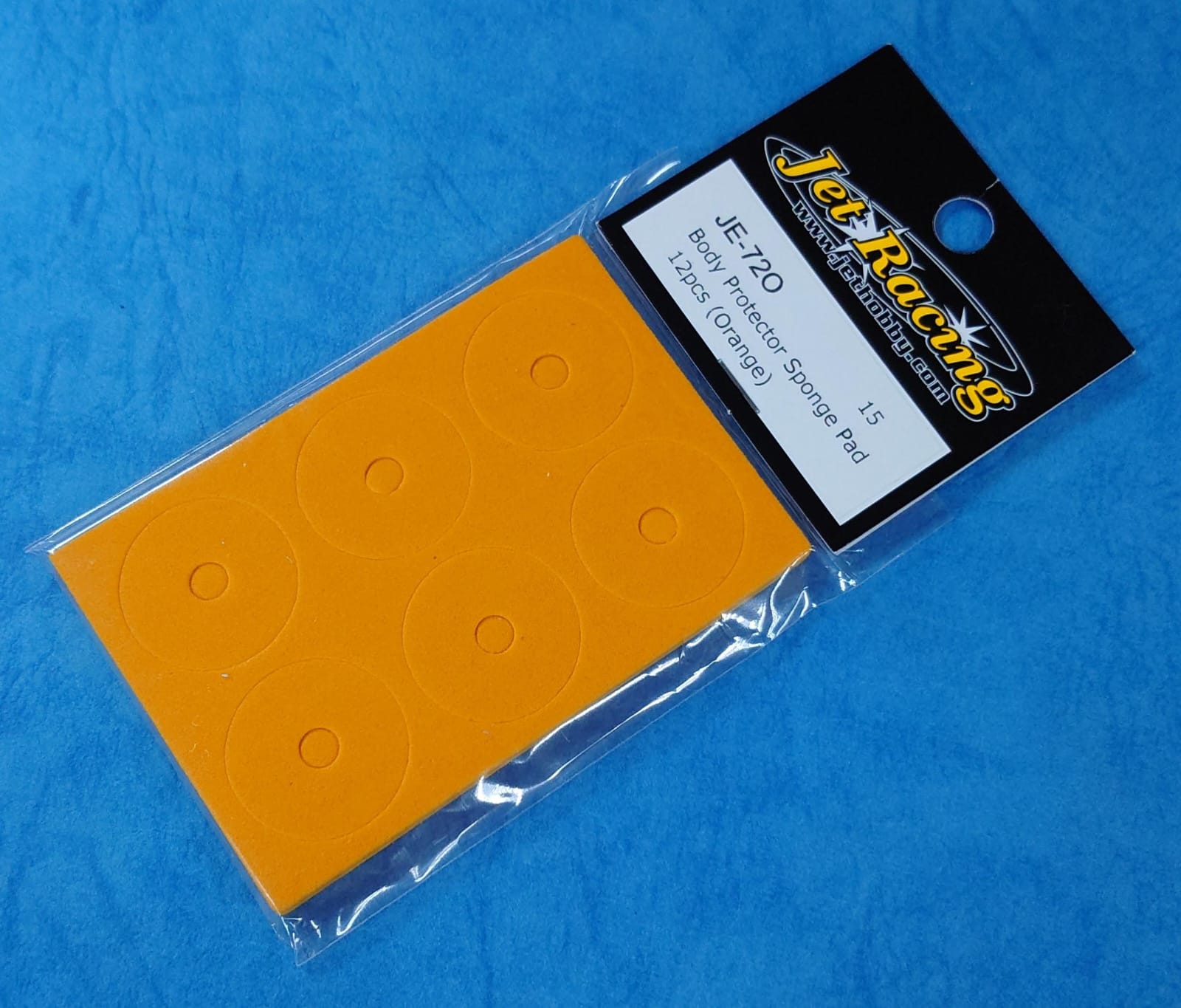 Jet Racing JE-72O - Body Protector / Sponge Pad 12pcs, Orange