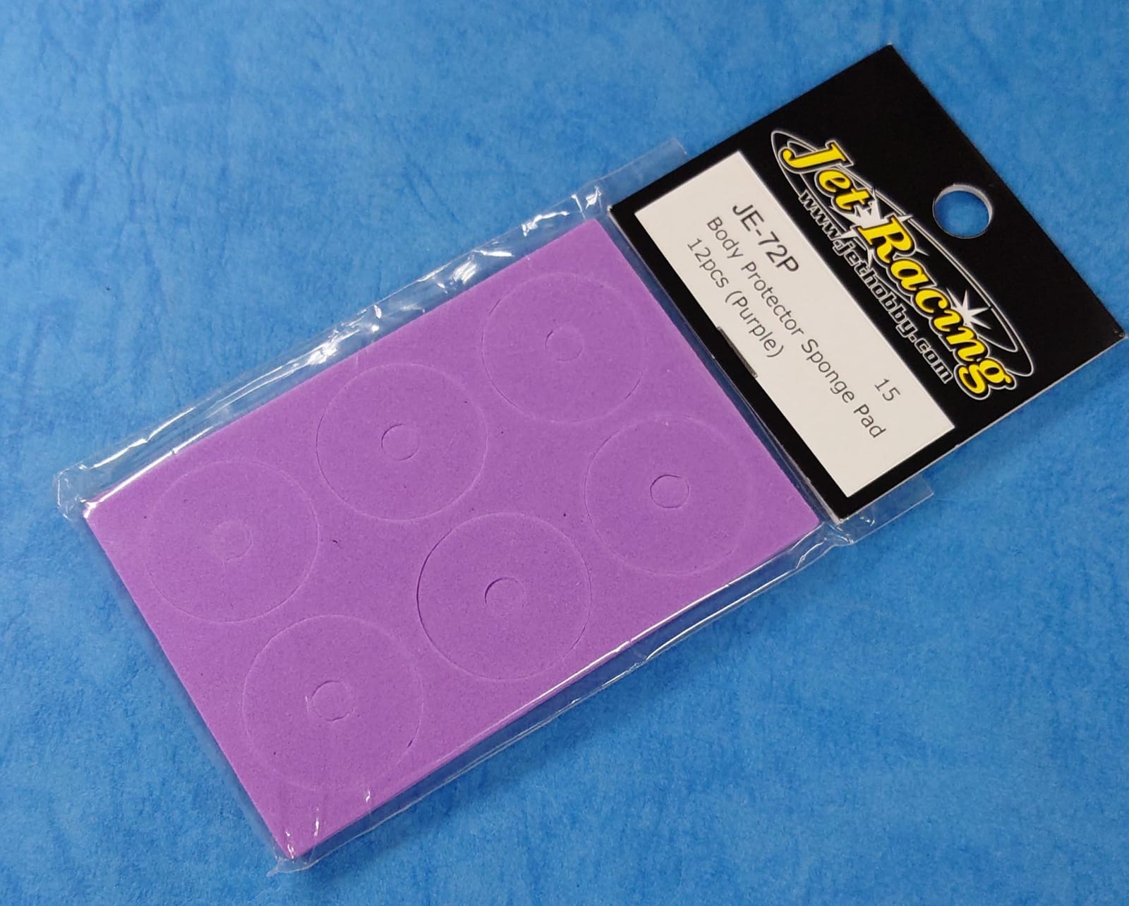 Jet Racing JE-72P - Body Protector / Sponge Pad 12pcs, Purple