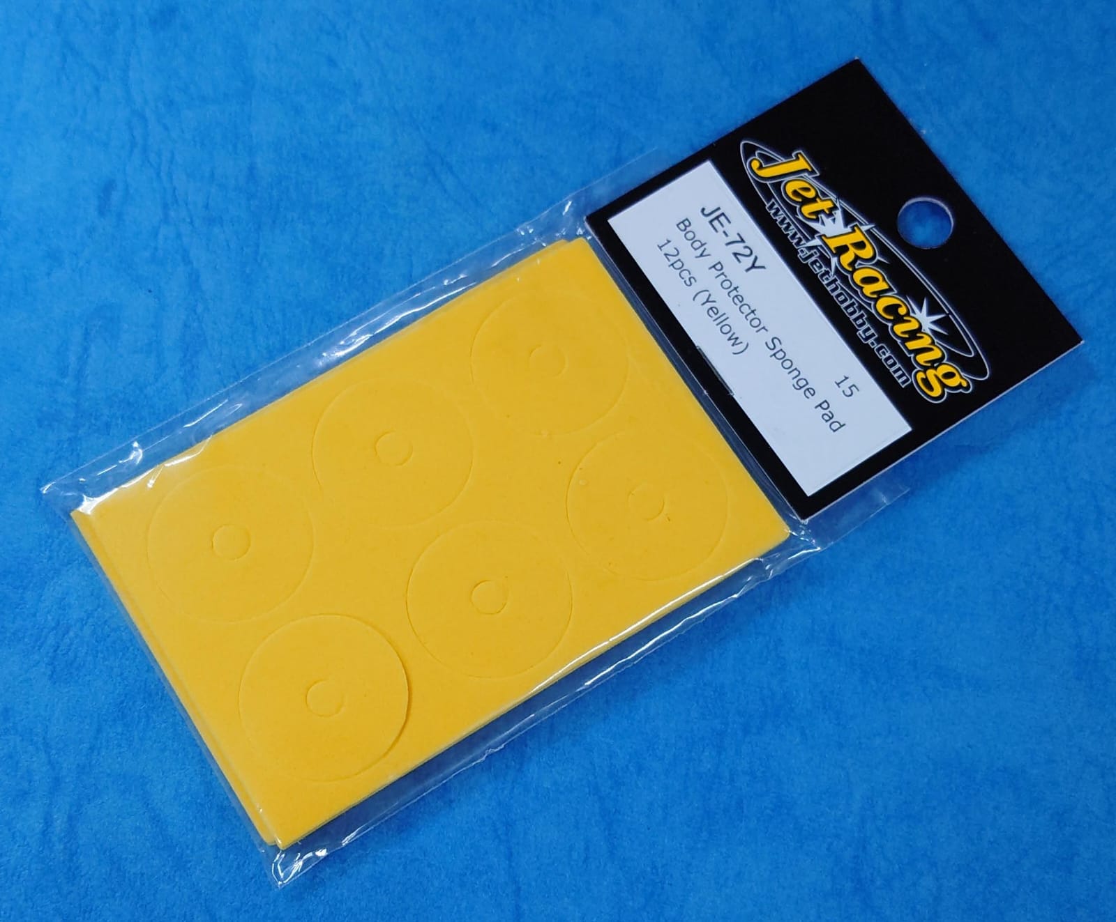 Jet Racing JE-72Y - Body Protector / Sponge Pad 12pcs, Yellow