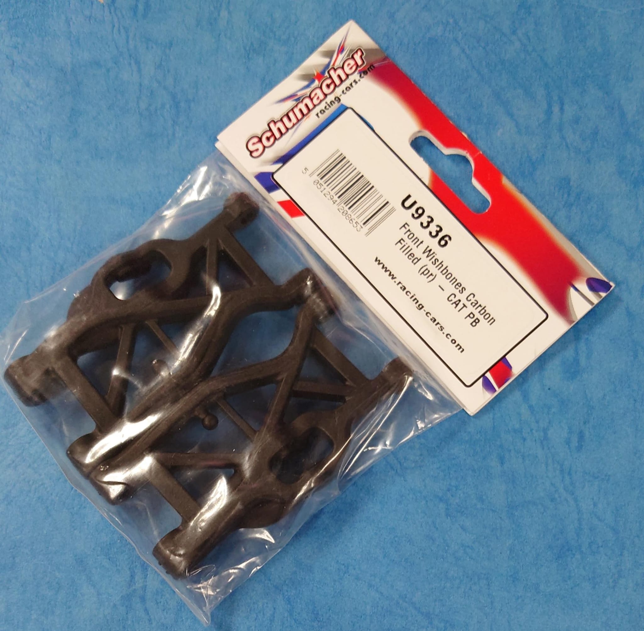 Schumacher U9336 - Front Wishbones Carbon Filled (CAT PB)