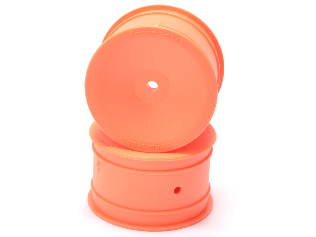 Schumacher U8678 -  Wheel; Hex Rear - Orange - Off Road