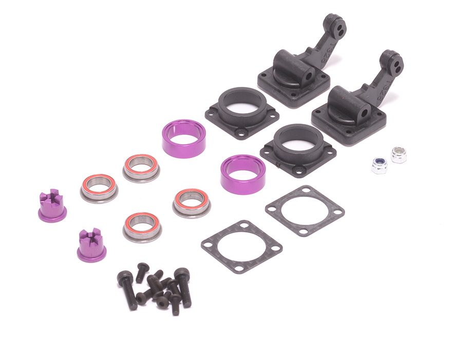 Schumacher U8817 - Twin Bearing Front Hub Carrier Set (C2W)