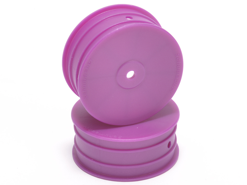 Schumacher U9375 - Wheel; Hex - Front - 4WD- Purple - Offroad