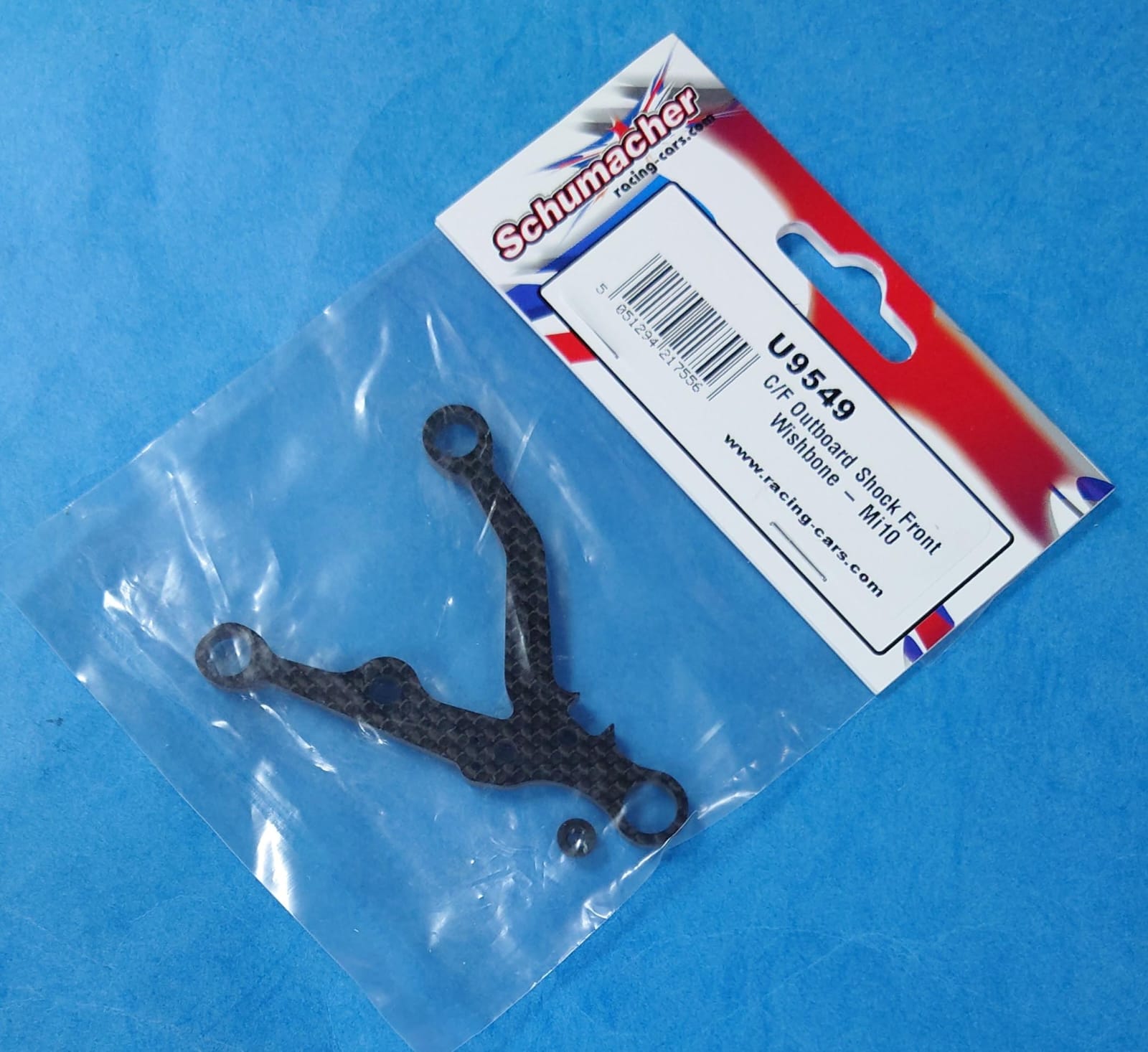 Schumacher U9549 - C/F Outboard Shock Front Wishbone (Mi10)