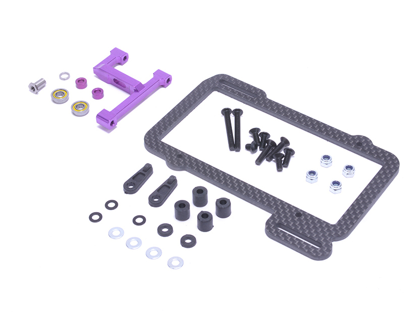 Schumacher U9110 - C/F Transverse LiPo Mount Set (Cat 2000)