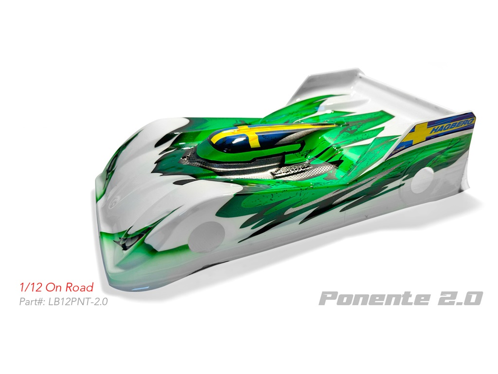 Lens LB12PNT2.0-L - 1/12 Onroad Body Ponente 2.0 Lightweight