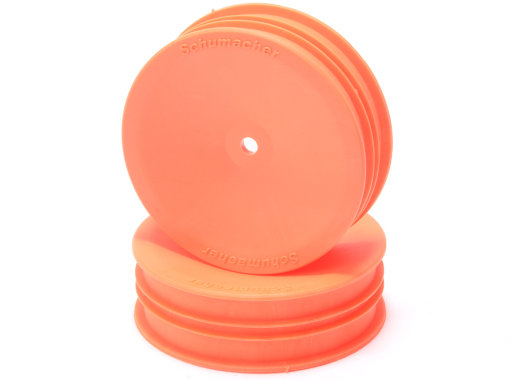 Schumacher U8683 -  Wheel; Hex - Front Slim - 2WD - Orange