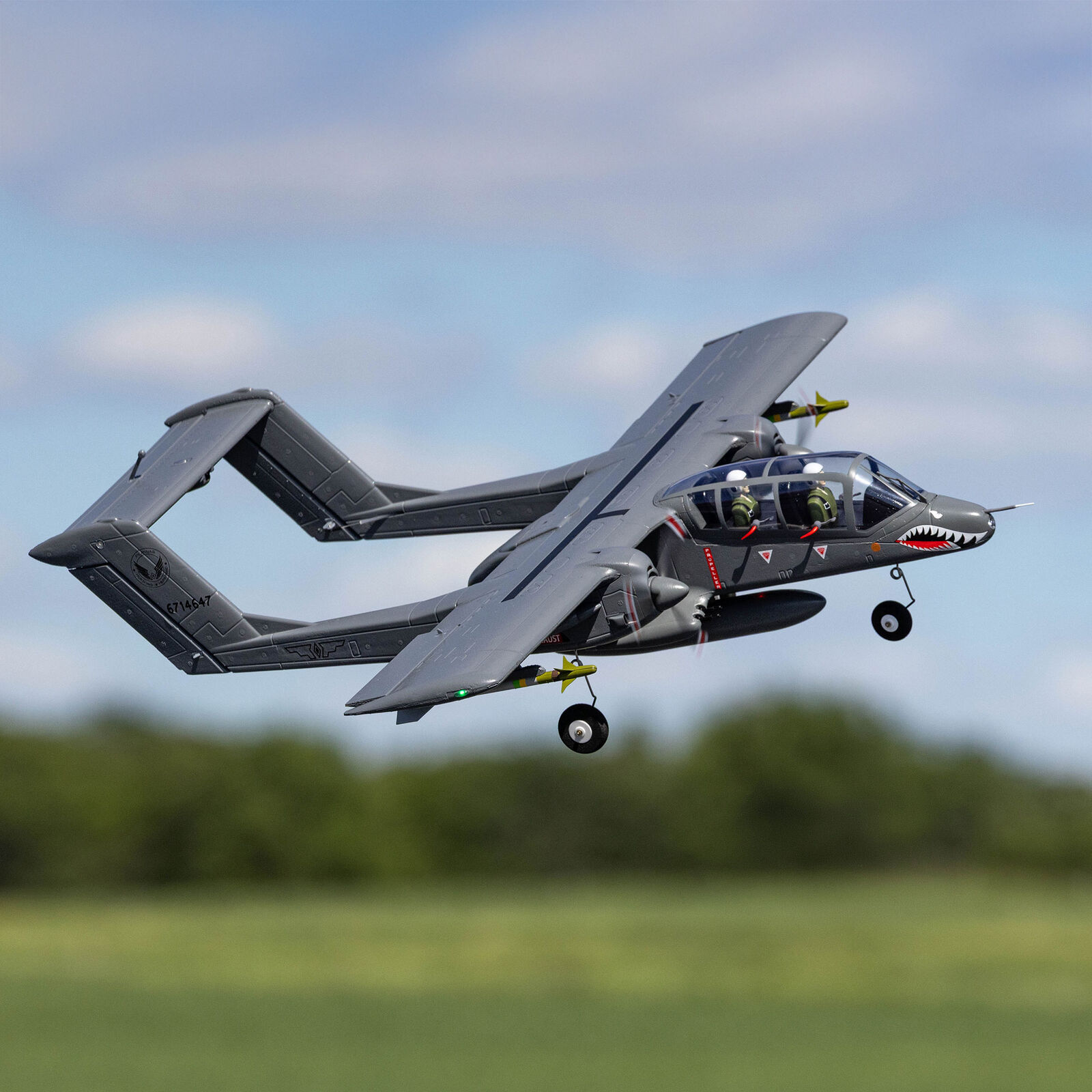 E-flite EFLU35050 - Micro OV-10 Bronco 645mm BNF Basic with AS3X and SAFE Select